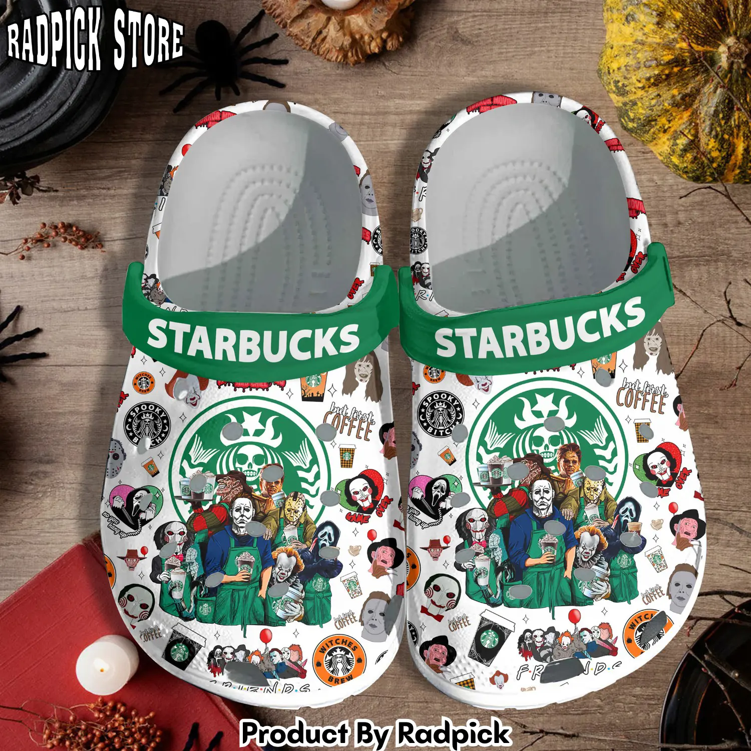 Radpick starbucks drink crocss crocband clogs shoes comfortable for men women and kids footwearelite exclusive hus rp6521170
